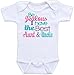 Be Jealous I Have the Best Aunt and Uncle - Cute Baby Onesie (3-6M Bodysuit, Girl Color Scheme)
