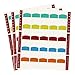 Redi-Tag Laser Index Tabs, Divider Tabs, Permanent Adhesive Indexes, Customizable Divider Labels, 1-1/8