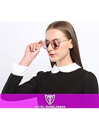 ATTCL Gafas de sol polarizadas, estilo Vintage, con detalle de flecha redondeada, para mujeres