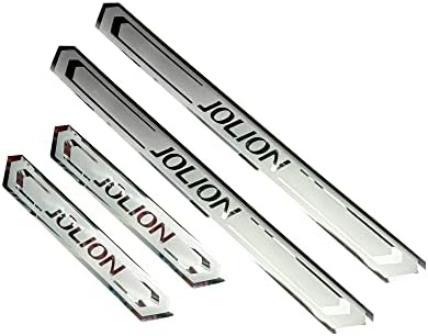 thumbnail image 2 of Carhanson Stainless Steel Door Sill Trim Protector Scuff Plate – For Great Wall Jolion, Silver 2 of 5