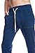 4-rth Long Cuffed Yoga Pant (Medium, Solid Royal Blue)
