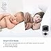 Video Baby Monitor with Camera [2019 Upgraded] Night Vision, Two-Way Talk Audio, Temperature Sensor, ECO Mode, 2.4
