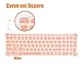 Keyboard Cover for 15.6 HP Laptop/HP Pavilion 15 15t-eg 15-eg/eh/er 15-eg2373cl 15-eg2153cl 15-eg0025nr 15-eg2025nr 15-eg2055cl eg1053cl eg2073cl 15-eg2078nr 15t-eg000/eg100/eg200, Rose Gold