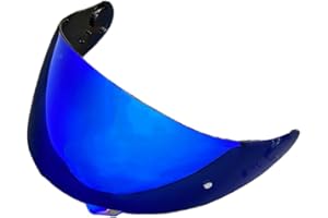 Moontogo Helmet Shields for SHOEI GT Air,Neotec,CNS-1,TC-5,TC-9,GT Air 2 Helmet Faceshield Visor Lens (Revo Deep Blue)