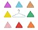 WYNMarts 800PCS Improved Hanger Size Markers XXS - 3XL Clothing Sizers for 4mm(0.15in) Hole Size for Wire Hangers Assorted Colors 100PCS per Size & Color - Stay on Well and Go on Easy