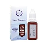 BIOTOUCH Micropigment DARK RED Pigment Color Permanent Makeup Microblading Supplies Eyebrow Shading Micropigmentation Cosmetic Tattoo Ink Lip Eyeliner Ombre Feathering Hair Stroke LARGE Bottle 15ml