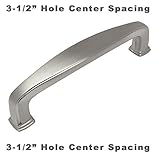 Cosmas 4390SN Satin Nickel Cabinet Hardware Handle Pull - 3-1/2