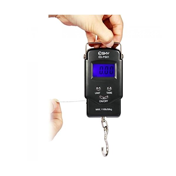 Backlit-LCD-DisplayDrmeter-PS01-110lb50kg-Electronic-Balance-Digital-Fishing-Postal-Hanging-Hook-Scale-with-Measuring-Tape-2-AAA-Batteries-Included