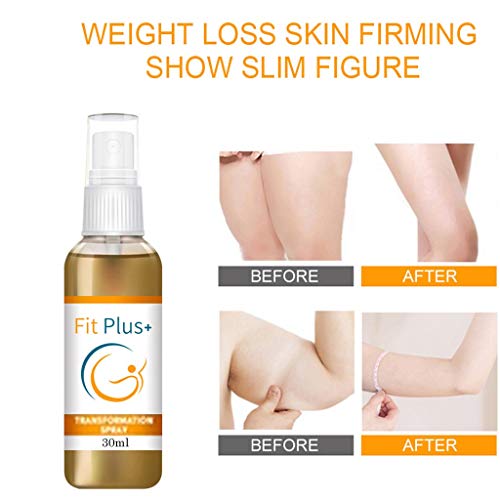 clacce Fettverbrennung Kräuterfettabbau Spray, Abnehmen Spray Cellulite Entfernung Körperspray für Frauen und Männer für Bauchfett,Oberschenkel,Bauch,Arme,Gesäß (30ml)