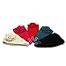 HuntGold Lady Women Fashion Camellia Warm Soft Wool Crochet Headband Knit Wide Hair Band(red)
