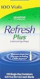 Allergan Refresh Plus Lubricant Eye Drops Single-Use Vials - 100 ct