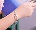 SeaISee Plated Women Jewelry 925 Silver Sterling Silver Solid Bracelet Fashion Cuff Bangle Chain Bracelets