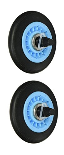 newlifeapp DC97-16782A Dryer Drum Roller & Axle Replacement For Whirlpool Maytag Samsung (Pack of 2)