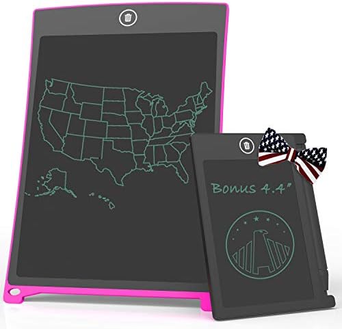 AKAMATE LCD Writing Tablet, Electronic Writing Drawing Board Doodle Pad, 8.5 inch Digital Smart Paper Drawing Tablet Gift for Kids at Home, School and Office (8.5"+4.4")