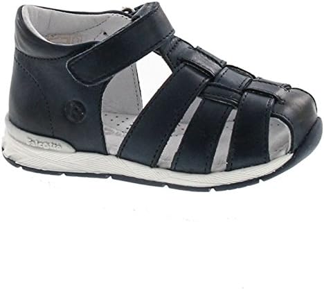 Falcotto Naturino Boys Dirk Casual European Leather Fisherman Closed Toe Sandals,Navy,21