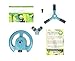 Lawn Sprinkler MyGarden Automatic Garden Water Sprinklers Lawn Irrigation System 3600 Square Feet Coverage (Green)