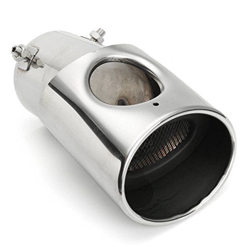 Exhaust Fumes Silencer Point Pipework - Stainless Steel Rear Exhaust Muffler Tip Pipe Toyota - Consume Baksheesh Shrill Tire Hint Shriek Bakshi Bung Organ Tucker Slant Run - 1PCs