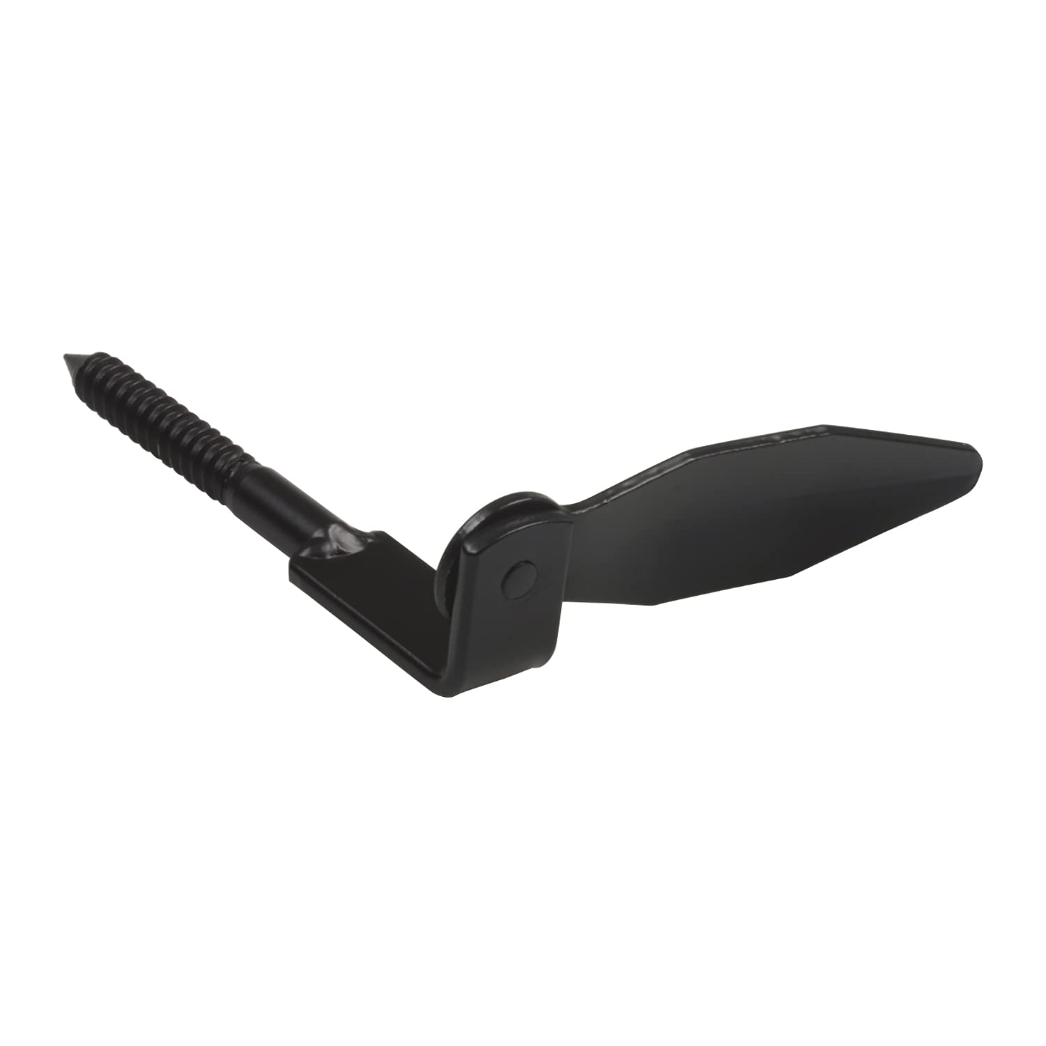 Amig - Window Shutter Bracket Model 2 - Dimensions: 100 x 123 mm - Forged Style Safety Anchor - Prevents Bumps and Breaks - Made of Steel with Matt Epoxy Finish