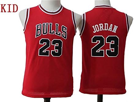 Chicago Bulls Michael Jordan #23 Kids Jersey - Bright Red M