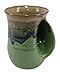 Clay in Motion Handwarmer Mug - Mountain Meadows - Right Handed,Blue,14oz.