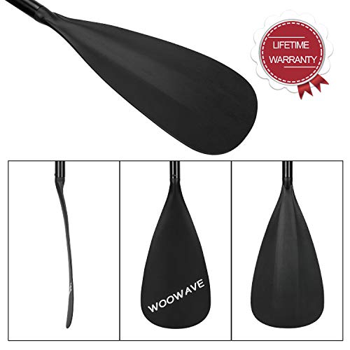 image for WOOWAVE SUP Paddle Adjustable 3 Piece Aluminum Alloy Stand Up Paddlebo