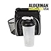 Alderman USA Portion Control Meal Prep Bag and Container Set with Shaker Cup, 6 Small Portion Control Containers, Ice Pack and Vitamin Box