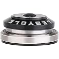 Juscycling Lenkerscheibe 25.4 Auf 31.8 Mm – 4-teiliges Alu-Set, Schwarz, Für Fahrrad-Vorbau