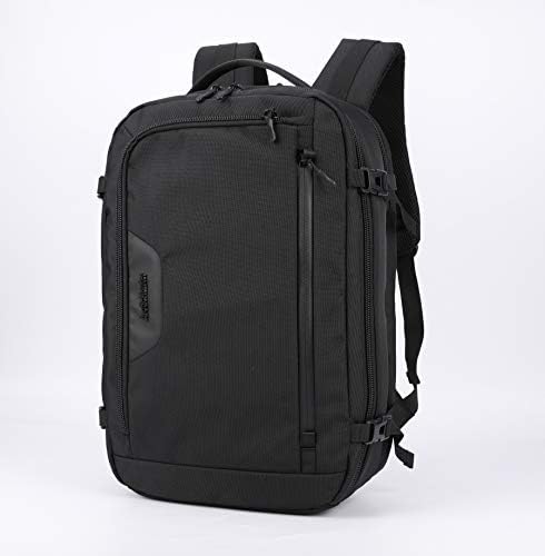 Laptop Backpack for Men Women fit 17.3 inch Notebook Computer Tablet, Waterproof Oxford Fabric, Casual Travel Duffel College Student Rucksack Bag (Black)