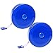 Pengxiaomei 2 Piece Retractable Measuring Tape, 60-Inch 1.5 Meter Soft Tape Measure, Blue Body Tailor Sewing Craft Cloth Dieting Measuring Tape