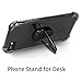 Cell Phone Holder for Car Vent, Happiere 4 in 1 Function Phone Ring Holder Finger Kickstand, 360° Rotation and 90°Flip Mobile Phone Stand for Desk Compatible with Universal Smartphone (Black)