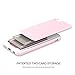 DesignSkin iPhone 6 Sliding Card Holder Case, Extreme Heavy Duty Triple Layer Bumper Protection Wallet Cover with Storage Slot for Slider iPhone6 - Baby Pink