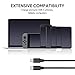 AUKEY USB C to USB C Cable 6ft Fast Charge, USB 2.0 Type C Cable for Google Pixel 2/2 XL, Nexus 6P/5X, MacBook Pro, Nintendo Switch, Samsung S8/S8 +