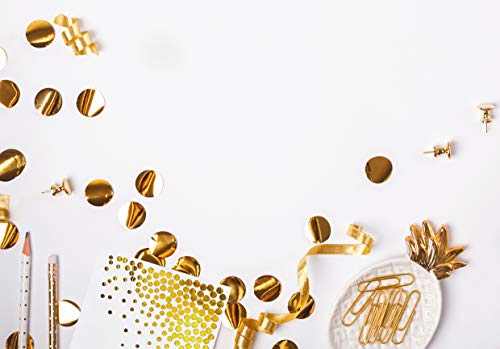 image for OZOR Store Cocktail Napkins -Gold Polka Dot Design , 100 Pack , 3-Ply 