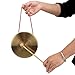 BQLZR Alto Hand Gong Chapel Copper Cymbals Percussion 15.5 Diameter Opera Gong