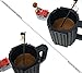 OSOPOLA Build-On Brick Mug Coffee Cup DIY Type Plastic Creative Building Blocks Coffee Tea Beverage Drinking Funny Gift(12oz Green Mug)