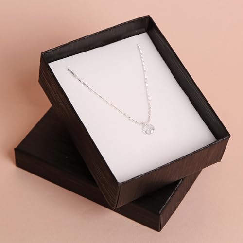 Colar Feminino Prata Ponto De Luz Presente 45cm Folheado