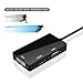 OMorc 3-in-1 Mini DisplayPort (Thunderbolt) to DVI VGA HDMI TV Adapter Cable for Apple iMac and MacBook Surface Book Surface Pro 3/4 ThinkPad X1 - Black