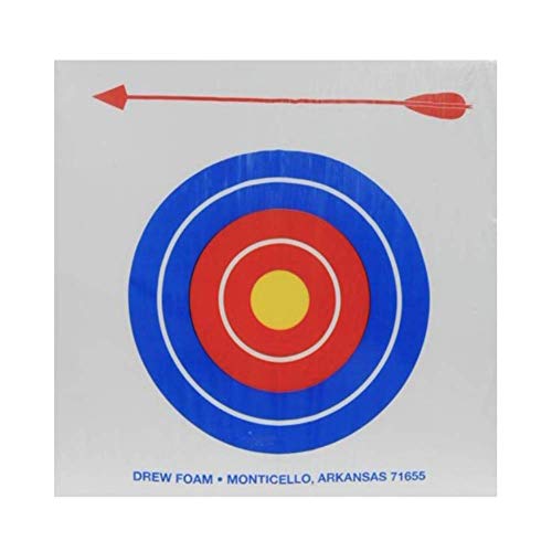 Drew Polystyrene Foam Archery Target 2' Square With a Large Bull's Eyes