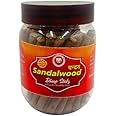siddhak Organic Sandalwood Dhoop Incense Sticks | Dhoop Sticks Handmade Hand-Rolled Dhop Incense Sticks | Fresh Sandalwood Incense Cones | 50 Pieces