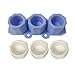 Johlycao Polygonal Plant Flower Pot Silicone Mold, DIY Candlestick Concrete Flower Pot Mold Easy to Remove Cement Holder Tool for Home Crafts Decorations (A)