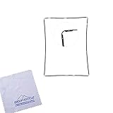 Display Bezel for Apple iPad 3 and iPad 4 - Black - Includes Adhesive for Group Vertical