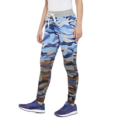 campus sutra women's military spray trackpant