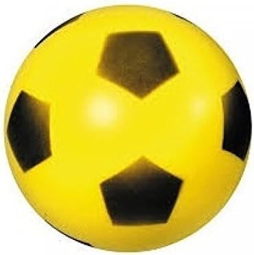 Bola de espuma / Bola blanda / Fútbol Aprox. 20 cm Balón amarillo ...