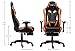 MORFAN Gaming Chair Large Size High Back Ergonomic Executive Office Home Racing Chair with Lumbar Massager Support & Adjustable Headrest Pillow & Retractable Footrest (Black/Orange) …
