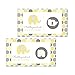 Yellow Elephant Scratch Off Game Cards (28 Pack) Fun Baby Shower Games, Interactive Lottery Tickets for Door Prizes, Raffle Drawings, Instant Win Scratcher Party Favors and Guest Activities
