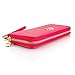 Small Crossbody Bag Cell Phone Purse for Women,Women Wallet Long Clutch Faux Leather Card Holder Fashion Hand Purse Lady Woman Handbag Bag-Hot Pink