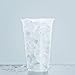 Glotoch Daily Party Disposable Plastic Cups with Flat Lids, Clear Drinking PET Cups for Boba, Smoothie, Iced Coffee (24 oz, 100 Count)