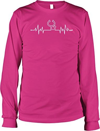 NOFO Clothing Co Stethoscope Heartbeat Men's Long Sleeve Shirt