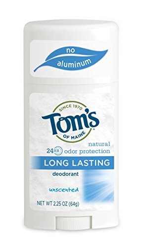Tom's of Maine Natural Care Deodorant Stick Unscented 2.25 oz (Pack of 2)