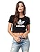adidas Originals Women's Slim Crop Tee, black, S